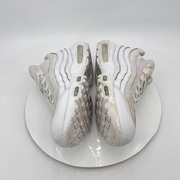 Nike Air Max 95 Men Size 9.5 CT1268 100 Essential White Grey Fog Training Shoes - Picture 10 of 16